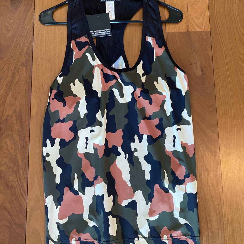 Andrew Christian Camo Tank